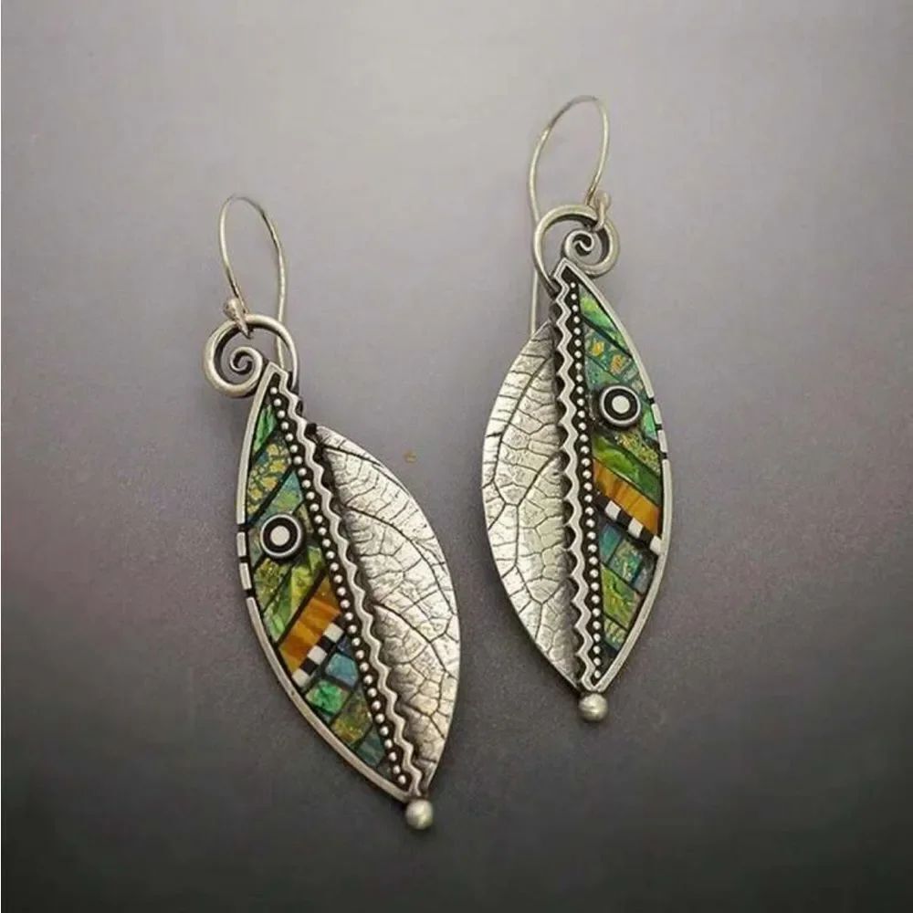 Boho Leaf Earrings #2003